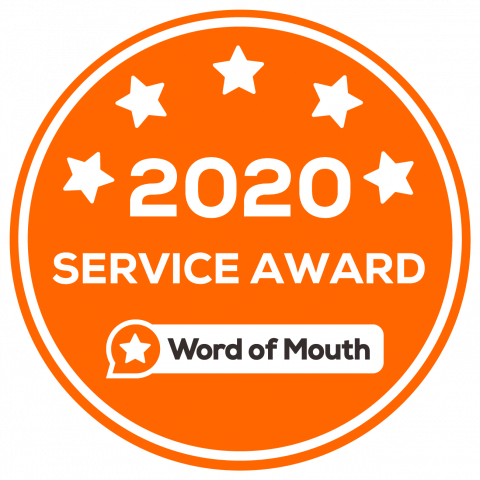 2020 Word of Mouth Service Award